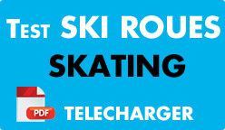 Test ski roues skating