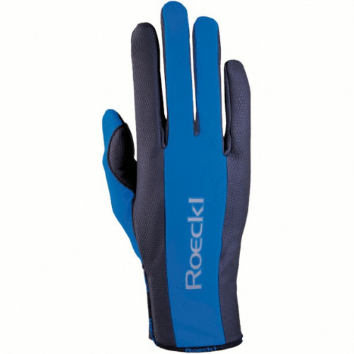 ROECKL Gants Lika noir bleu